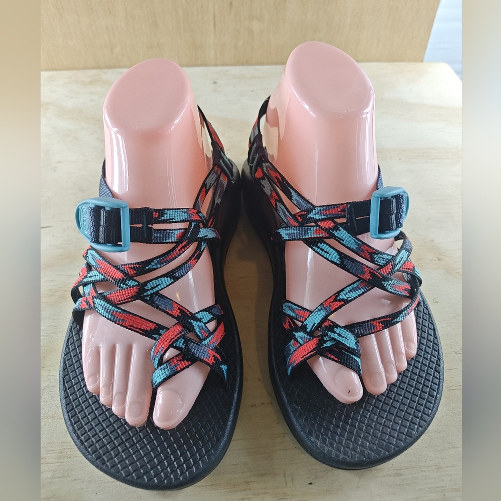 Chacos Sandals Z/cloud X2 Blue and Black Size 7 Hiking Outdoors